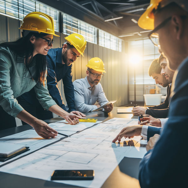 Storage development construction project in progress